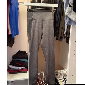Dark Grey Lululemon Leggings 25” length.